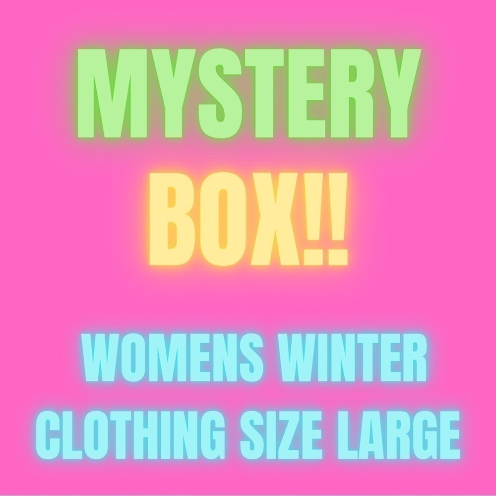 🎁Mystery Box🎁 Womens Winter Clothing Top Shirt Jacket Sweater Size Large